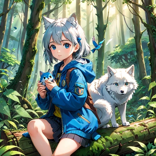 zwei,kaban,inu,two wolves,gray wolf,forest background,ayanami,ghibli,in the forest,wolves,yukai,inuyasha,forest animals,sinon,forest,hibiki,wolfsthal,studio ghibli,kannagi,wolf,Anime,Anime,Realistic