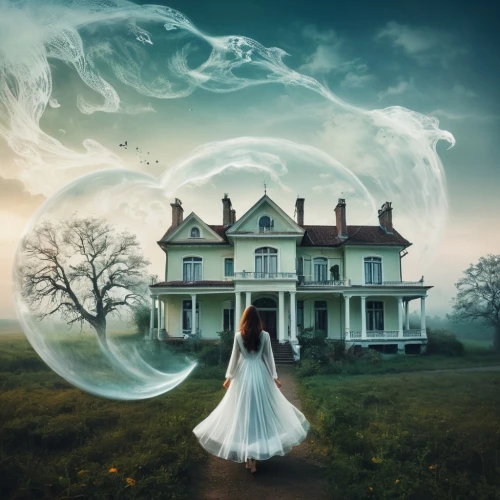 fantasy picture,dreamhouse,dreamscapes,dream catcher,penumbral,mediumship,dreamscape,dreamlands,evanescence,peignoir,crystal ball-photography,photo manipulation,dreamworld,mystical,melancholia,dreamland,photomanipulation,ghost castle,witch house,enchantment,Photography,Artistic Photography,Artistic Photography 07