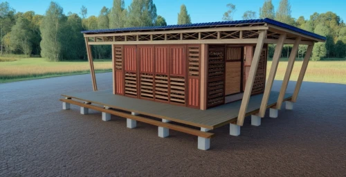 wooden sauna,kiosk,lifeguard tower,sketchup,3d rendering,palanquin,3d render,bus shelters,wooden mockup,chicken coop,shipping container,wooden hut,a chicken coop,3d model,render,shelterbox,sauna,gazebo,3d rendered,cargo containers,Photography,General,Natural