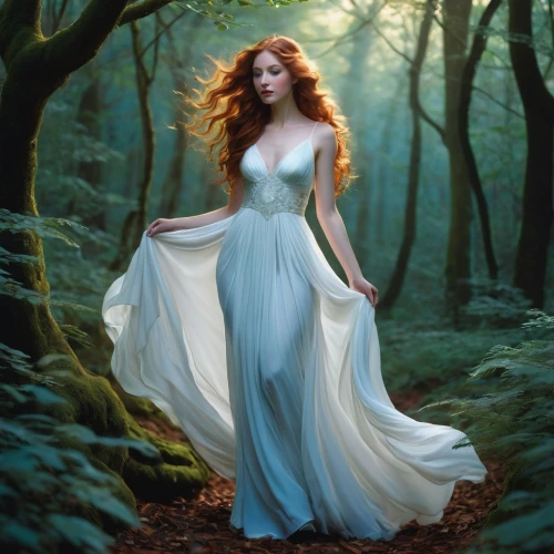 celtic woman,faerie,fantasy picture,faery,fairy queen,dryad,persephone,seelie,fantasy art,the enchantress,ballerina in the woods,margaery,enchanted forest,enchantment,sigyn,fairest,enchanting,melian,girl in a long dress,mystical portrait of a girl,Conceptual Art,Daily,Daily 08