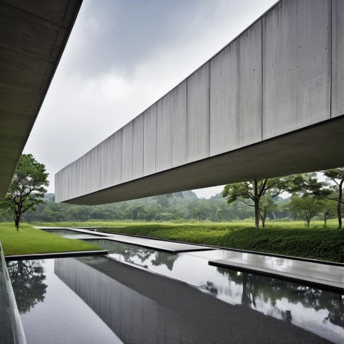 reflecting pool,breuer,snohetta,zumthor,cantilevered,chipperfield,adjaye,kimbell,exposed concrete,bunshaft,niemeyer,deyoung,cantilevers,corbu,mies,vmfa,mirror house,cantilever,archidaily,siza,Photography,General,Realistic