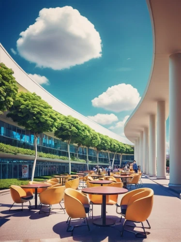 skyways,outdoor dining,sky space concept,sky apartment,esplanades,roof landscape,teacups,ringworld,outdoor table and chairs,terrasse,innoventions,terrace,skyboxes,futuristic landscape,imageworks,skybridge,skyloft,skylon,roof terrace,terrazza,Conceptual Art,Sci-Fi,Sci-Fi 29