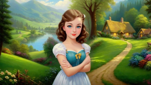 dorthy,fairy tale character,storybook character,dorothy,belle,princess anna,cinderella,girl in the garden,thumbelina,gwtw,nessarose,children's background,princess sofia,fairy tale icons,avonlea,snow white,cendrillon,fairytale characters,storybook,disney character