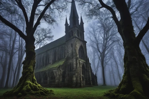 haunted cathedral,the black church,black church,forest chapel,gothic church,sunken church,wooden church,witch house,cathedrals,stave church,witch's house,holy place,gothic,resting place,little church,cathedral,holy forest,gothic style,steepled,chapels,Illustration,Black and White,Black and White 01