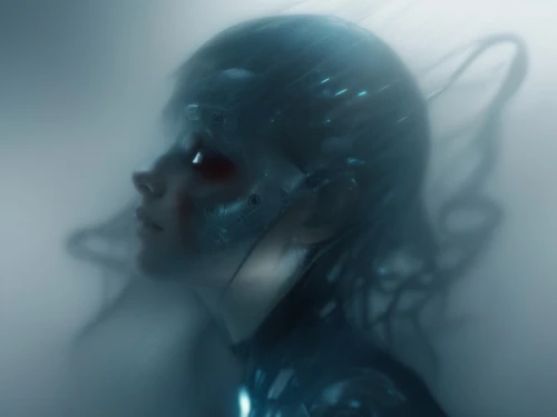 fathom,narcosis,depths,gravemind,geist,submerge,naiad,abyssal,ghost girl,water creature,humanoid,deepsea,cortana,isoline,midwater,deep sea,templesmith,veiled,mourant,submersed,Conceptual Art,Sci-Fi,Sci-Fi 03