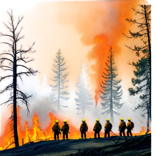 forest fire,forest fires,firefighters,wildfires,wildland,firemen,firefighting,smokejumpers,volunteer firefighters,firebreaks,wildfire,fire fighting,fire fighters,forest workers,firefights,firestorms,bushfire,calfire,firebreak,bushfires,Conceptual Art,Sci-Fi,Sci-Fi 08