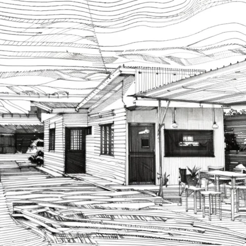 sketchup,revit,renderings,3d rendering,store fronts,the coffee shop,taproom,teahouses,forecourts,boatyard,habitaciones,unbuilt,coffeeshop,coffee shop,eatery,street cafe,brewpub,patios,storefronts,mono-line line art,Design Sketch,Design Sketch,Hand-drawn Line Art