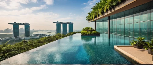 marina bay sands,infinity swimming pool,singapore,garden by the bay,roof top pool,sathorn,singapore landmark,waterview,amanresorts,luxury property,gardens by the bay,roof garden,singapura,landscaped,outdoor pool,roof landscape,swissotel,skypark,shangrila,penthouses,Art,Classical Oil Painting,Classical Oil Painting 17