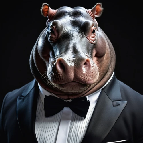 hippopotami,hippopotamus,hippo,businessman,tapir,black businessman,pig,cartoon pig,bertram,hippopotamuses,pignataro,babirusa,pignatiello,duroc,scrofa,eppolito,african businessman,rhinoceros,pigneau,banker,Photography,General,Realistic