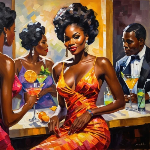 beautiful african american women,afro american girls,oil painting on canvas,african american woman,liberians,african woman,liberian,afrocentrism,black women,afro american,art painting,african art,oil painting,martinis,afrodisiac,black woman,black couple,afrocentric,currin,woman at cafe,Conceptual Art,Oil color,Oil Color 22