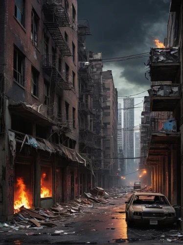 destroyed city,post-apocalyptic landscape,post apocalyptic,apocalyptic,war zone,city in flames,warzone,ezzor,apocalypse,doomsday,postapocalyptic,apocalypso,apocalypses,homs,world digital painting,warworld,tiberian,apocalyptically,end of the world,razed,Conceptual Art,Daily,Daily 23
