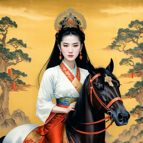 daiyu,yi sun sin,oriental princess,sanxia,zhiqing,genpei,geiko,xiaojin,dongyin,seimei,rongfeng,oriental painting,khenin,dongbuyeo,inner mongolian beauty,kuangyin,jianyin,xueliang,yunxia,arhats,Illustration,Black and White,Black and White 28