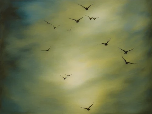 birds in flight,bird painting,birds flying,swallows,bird migration,flying birds,flock of birds,migration,bleckner,bird flight,mumuration,bird in the sky,jianfeng,migratory birds,oiseaux,the birds,doves of peace,cygnes,migrate,migrating,Illustration,Realistic Fantasy,Realistic Fantasy 14