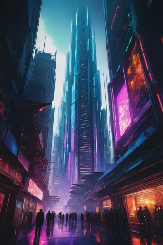 cyberpunk,cybercity,cybertown,futuristic landscape,metropolis,dystopian,cityscape,cyberworld,bladerunner,futuristic,fantasy city,shinjuku,cyberscene,shanghai,cyberia,dystopias,guangzhou,colorful city,neuromancer,dystopia,Illustration,Paper based,Paper Based 20