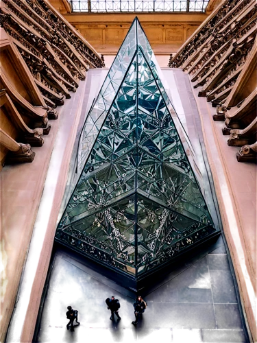 glass pyramid,the dubai mall entrance,megastructure,spaceframe,extrapyramidal,atrium,hall roof,pyramide,pyramid,roof truss,arcology,suvarnabhumi,octahedral,galleria,mypyramid,pyramidal,tetrahedron,hall of nations,atriums,titanum,Illustration,Black and White,Black and White 01