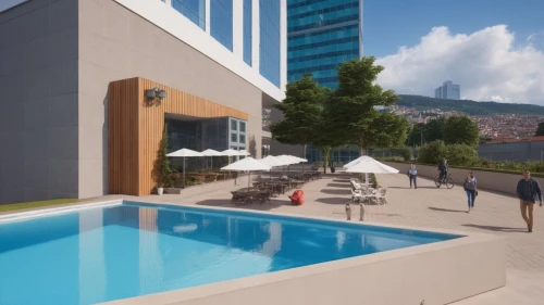 roof top pool,outdoor pool,pool bar,residencial,3d rendering,penthouses,swimming pool,hotel riviera,pool house,infinity swimming pool,lefay,andaz,render,revit,dug-out pool,sketchup,hotel complex,zonguldak,luxury hotel,renderings,Photography,General,Realistic