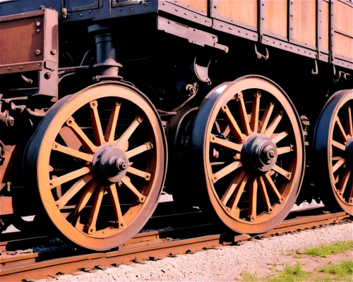iron wheels,carriages,stagecoaches,wooden wheels,waggons,wooden carriage,handcar,steam locomotives,coaches and locomotive on rails,locomotives,train wagon,rumely,wagon wheels,old wagon train,footplate,wagons,wooden wagon,ferrocarriles,cog wheels,merchant train,Illustration,Japanese style,Japanese Style 08