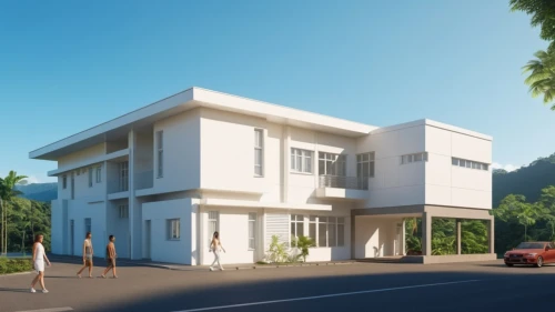residencial,residential house,3d rendering,modern house,modern building,yayasan,residential building,school design,residence,kurunegala,labasa,kalihi,fresnaye,house facade,sketchup,two story house,hathseput mortuary,bahay,frame house,prefabricated buildings,Photography,General,Realistic
