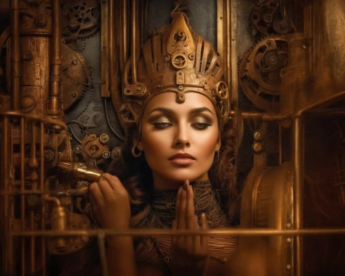 ancient egyptian girl,cleopatra,nefertiti,sekhmet,estess,theodora,priestess,art deco woman,wadjet,hathor,akhenaten,nephthys,queen cage,akhnaten,tutankhamun,khnum,perfumer,tutankhamen,replica of tutankhamun's treasure,priestesses,Illustration,Realistic Fantasy,Realistic Fantasy 13