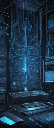 computer room,the server room,computerized,computer,cyberia,supercomputer,cyberscene,computerworld,cybertown,computer art,cybercity,arktika,supercomputers,computer graphic,synth,computational,computation,computec,data center,silico,Illustration,Black and White,Black and White 34