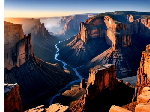 canyon,grand canyon,zions,guards of the canyon,canyons,canyonlands,fairyland canyon,hesychasm,south rim,world digital painting,canyonr,virtual landscape,zion,gorges,big bend,horseshoe bend,desert landscape,panoramic landscape,landforms,desert desert landscape,Illustration,American Style,American Style 09