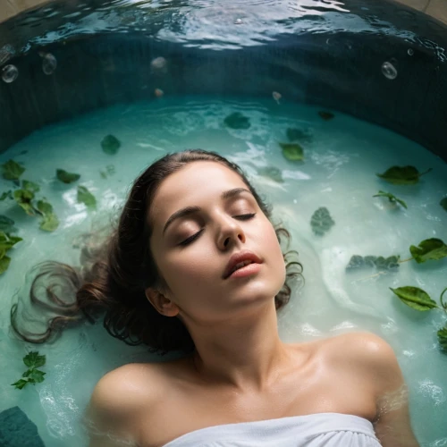 thalassotherapy,spa,floatable,floatation,the girl in the bathtub,bathtub,flotation,ayurveda,health spa,water nymph,crystal therapy,detoxifying,hydrotherapy,lily pad,spa items,carbon dioxide therapy,submerged,waterbed,chlorella,under the water,Photography,General,Cinematic