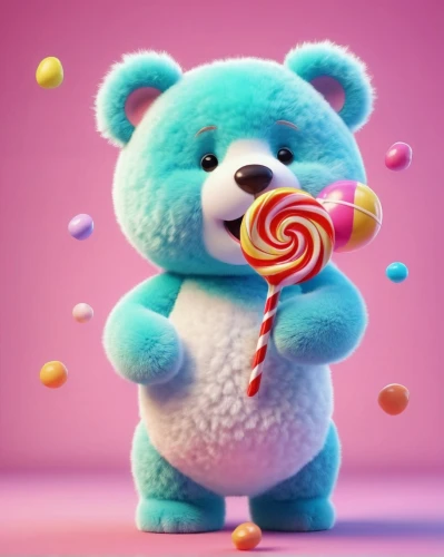 cute bear,3d teddy,bluebear,gummybears,bear teddy,teddybear,bebearia,bear,rainbow pencil background,scandia bear,gummy bear,lotso,ice bear,bearishness,teddy bear,bebear,candy,bearlike,icebear,sugar candy,Unique,3D,3D Character