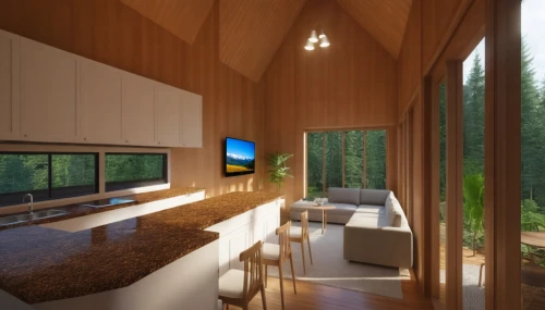 timber house,cabin,modern living room,forest house,bohlin,cubic house,interior modern design,wood window,inverted cottage,daylighting,the cabin in the mountains,house in the forest,dunes house,wooden windows,forest chapel,3d rendering,snohetta,prefab,wooden sauna,small cabin
