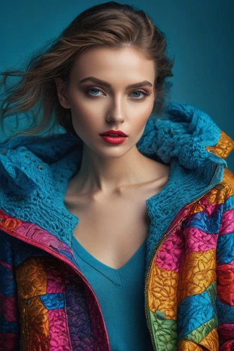 turquoise wool,women fashion,fur,woolens,female model,women clothes,girl in cloth,colorful,color turquoise,fur coat,coats,fashion shoot,coat color,knitting clothing,colorful background,fashion vector,vibrant color,denim fabric,harlequin,womenswear,Photography,General,Natural