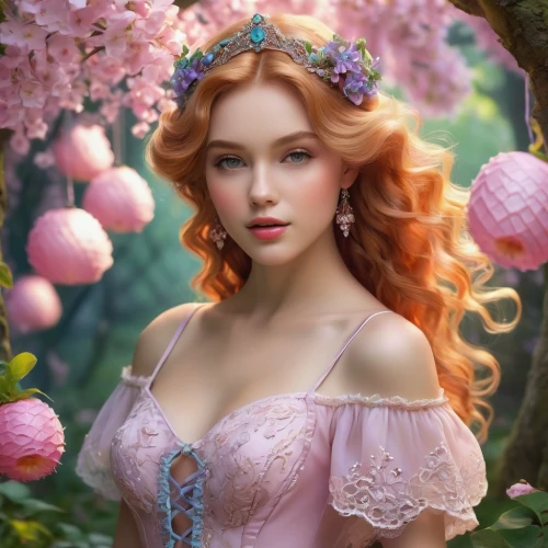 faery,fairy queen,fairy tale character,faerie,rosa 'the fairy,fantasy picture,flower fairy,fantasy portrait,behenna,peach rose,persephone,fairy,fantasy art,seelie,rosa ' the fairy,spring crown,rapunzel,margairaz,beautiful girl with flowers,rosaline,Art,Classical Oil Painting,Classical Oil Painting 15