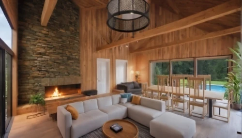 chalet,fire place,fireplace,summer cottage,log cabin,inverted cottage,wooden beams,pool house,cabin,home interior,holiday villa,cabana,contemporary decor,dunes house,timber house,lodge,the cabin in the mountains,interior modern design,wooden sauna,summer house