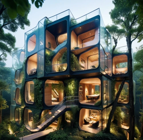 treehouses,cubic house,tree house hotel,tree house,cube stilt houses,cube house,treehouse,house in the forest,mirror house,frame house,hanging houses,forest house,karchner,dwellings,dreamhouse,modern architecture,multistorey,inverted cottage,prefab,cantilevers,Photography,General,Cinematic
