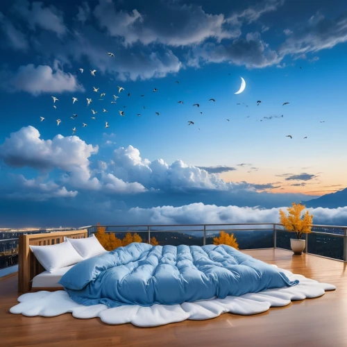 dreamscapes,sleeping room,bed in the cornfield,slumberland,bedspreads,bedspread,dreamland,dreamtime,blue pillow,dreamscape,bedcovers,dreamings,headboard,dreaming,daydreams,bedding,moon and star background,circadian,dream art,dreamlife,Unique,Design,Knolling