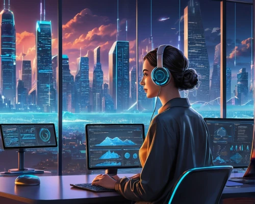 cybertrader,cybertown,cyberport,cyberpunk,computer room,cybercafes,cybersquatters,cybersurfers,cybercity,cyberia,cyberpatrol,computer workstation,trading floor,cyberscene,blur office background,megacorporation,girl at the computer,computerworld,cyberangels,cybercasts,Unique,Design,Character Design