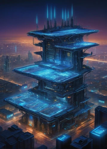cybertown,cyberport,cybercity,dojo,cyberia,skyscraper town,ancient city,metropolis,areopolis,sikka,skyscraper,futuristic landscape,futuristic architecture,skylstad,ordos,microdistrict,cityscape,hypermodern,cyberpunk,shanghai,Illustration,Realistic Fantasy,Realistic Fantasy 32