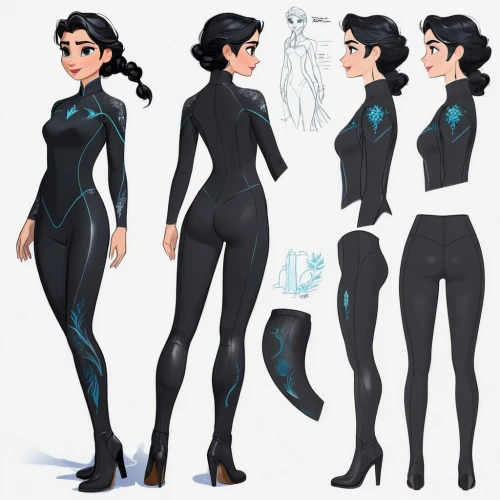 wetsuit,catsuits,catsuit,wetsuits,suyin,selina,vector girl,drysuit,turnarounds,xeelee,katniss,anthro,marmora,catwoman,johanna,tron,concept art,cyan,breeches,rorqual,Unique,Design,Character Design