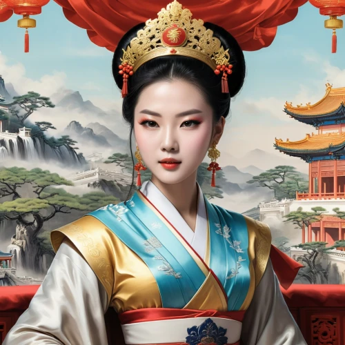 oriental princess,daiyu,maiko,geiko,oriental girl,geisha,geisha girl,goryeo,oiran,concubine,sanxia,khenin,joseon,oriental painting,wangmo,diaochan,arhats,heian,gojong,hanfu,Unique,Design,Logo Design