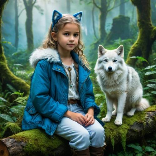 woodland animals,forest animals,european wolf,white wolves,gray wolf,girl with dog,two wolves,children's background,wolfsthal,familiars,wolens,wolffian,forest background,wolves,aleu,girl and boy outdoor,samoyedic,white fox,forest animal,wolpaw,Photography,General,Fantasy