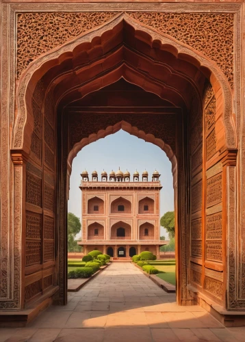 darwaza,after the ud-daula-the mausoleum,agra,lahore fort,darwazeh,jahili fort,shahjahan,qutub,bikaner,shahi mosque,shahi qila,chhatra,haveli,amanresorts,mehrauli,peshwas,rajmahal,safdarjung,ghaznavi,durbar,Illustration,Japanese style,Japanese Style 16