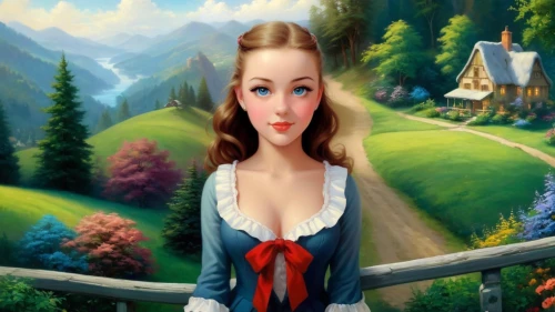 fantasy picture,dirndl,fantasy art,girl in a long,kisling,young woman,housemaid,girl in the garden,art painting,fraulein,duchesse,fairy tale character,fantasy woman,chambermaid,the girl at the station,fantasy girl,shepherdess,a charming woman,world digital painting,young girl