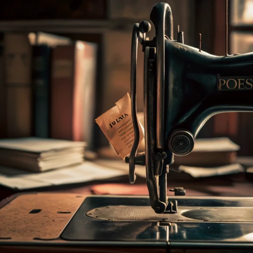 postmistress,sewing machine,postal elements,phototypesetting,rubber stamp,printshop,postmaster,sewing notions,seamstresses,seamstress,epistolae,epistolary,sewing room,editores,bookbinding,bookbinders,poetries,postmarked,prose,mimeograph