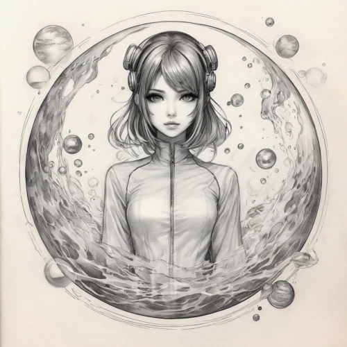 water pearls,watery heart,water lotus,water rose,watery,selene,bubble,nausicaa,bubbles,wet water pearls,kommuna,marimo,piko,submerge,fathom,water nymph,graphite,girl with speech bubble,spheres,ozma