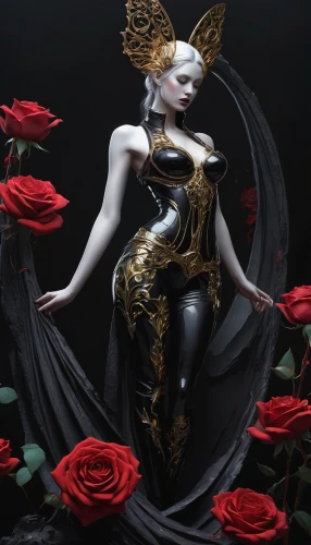 porcelain rose,black rose,derivable,viveros,black queen,queen of the night,countess,jingna,black rose hip,queen of hearts,melusine,volou,masquerade,bodypainting,baoshun,gold yellow rose,sirena,persephone,the carnival of venice,lady of the night,Conceptual Art,Daily,Daily 32