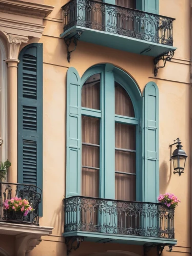 paris balcony,balcones,french quarters,balconies,sicily window,window with shutters,wrought iron,shutters,french windows,blue doors,balcony,colorful facade,new orleans,exterior decoration,balcon de europa,neworleans,balconied,balcon,italianate,awnings,Unique,3D,Isometric