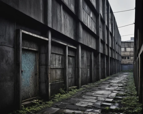 hashima,alleyways,dilapidation,alleyway,alleys,disused,scampia,dereliction,warehouses,alley,abandoned factory,empty factory,laneways,derelict,blind alley,urbex,urban landscape,grundriss,lostplace,italcementi,Illustration,Black and White,Black and White 15