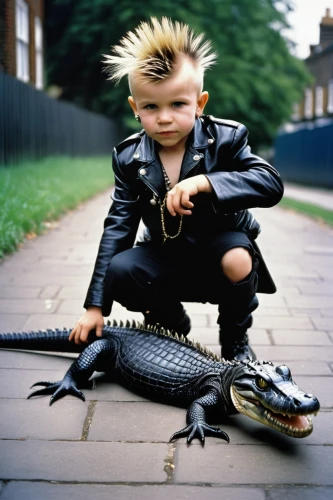 punk,punks,gbh,psychobilly,punx,deryck,reptiles,little crocodile,reptile,dirkschneider,lilladher,little alligator,punk design,rocknrolla,young alligators,draco,dragonlord,patapon,reptilia,vyvyan,Conceptual Art,Fantasy,Fantasy 29