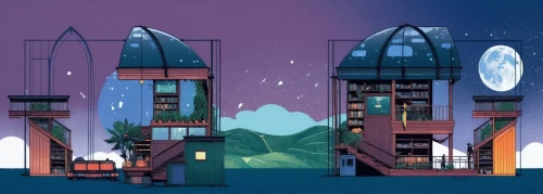 hanging houses,backgrounds,space port,background design,treehouses,cybertown,skyways,fantasy city,cartoon video game background,city buildings,buildings,crane houses,metropolis,homeworlds,aurora village,homeworld,teleporters,art deco background,toontown,houses silhouette,Illustration,Paper based,Paper Based 07