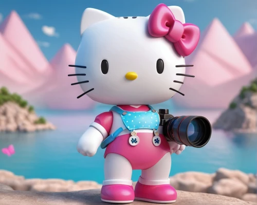 cute cartoon character,hello kitty,cute cartoon image,cartoon cat,doll cat,meap,pink cat,3d background,photographer,chatton,alberty,minimo,the pink panter,cartoon animal,cate,minette,miao,cartoon video game background,katty,paparazzo,Unique,3D,3D Character