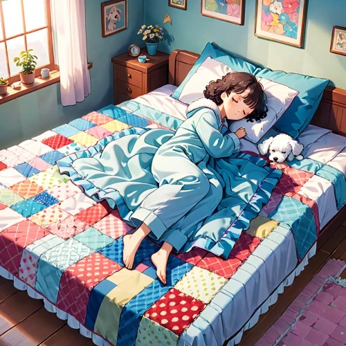 nanako,pajama,kumiko,oikawa,pajamas,pyjama,hikikomori,chihiro,nanami,pyjamas,despierta,pjs,blue pillow,suzumiya,yukata,michiru,demobilised,fubuki,haru,bed,Anime,Anime,Realistic