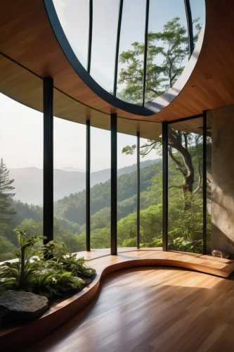 roof landscape,glass roof,house in mountains,wood window,forest house,beautiful home,house in the mountains,cubic house,futuristic architecture,snohetta,home landscape,tree house,daylighting,japanese-style room,oticon,wooden windows,wooden roof,glass window,skylights,interior modern design,Illustration,Paper based,Paper Based 22